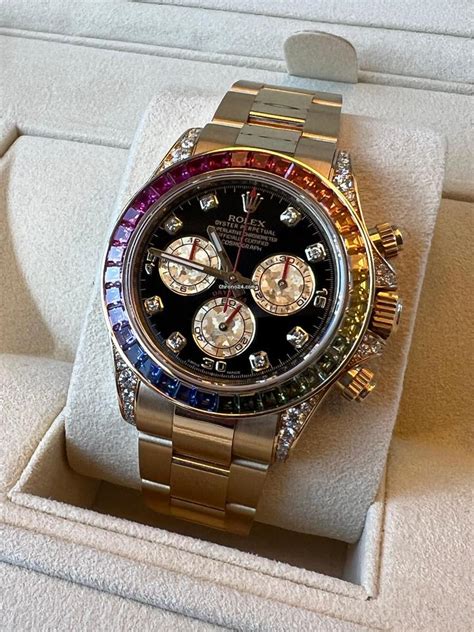 rolex daytona rainbow preisentwicklung|rolex rainbow watch.